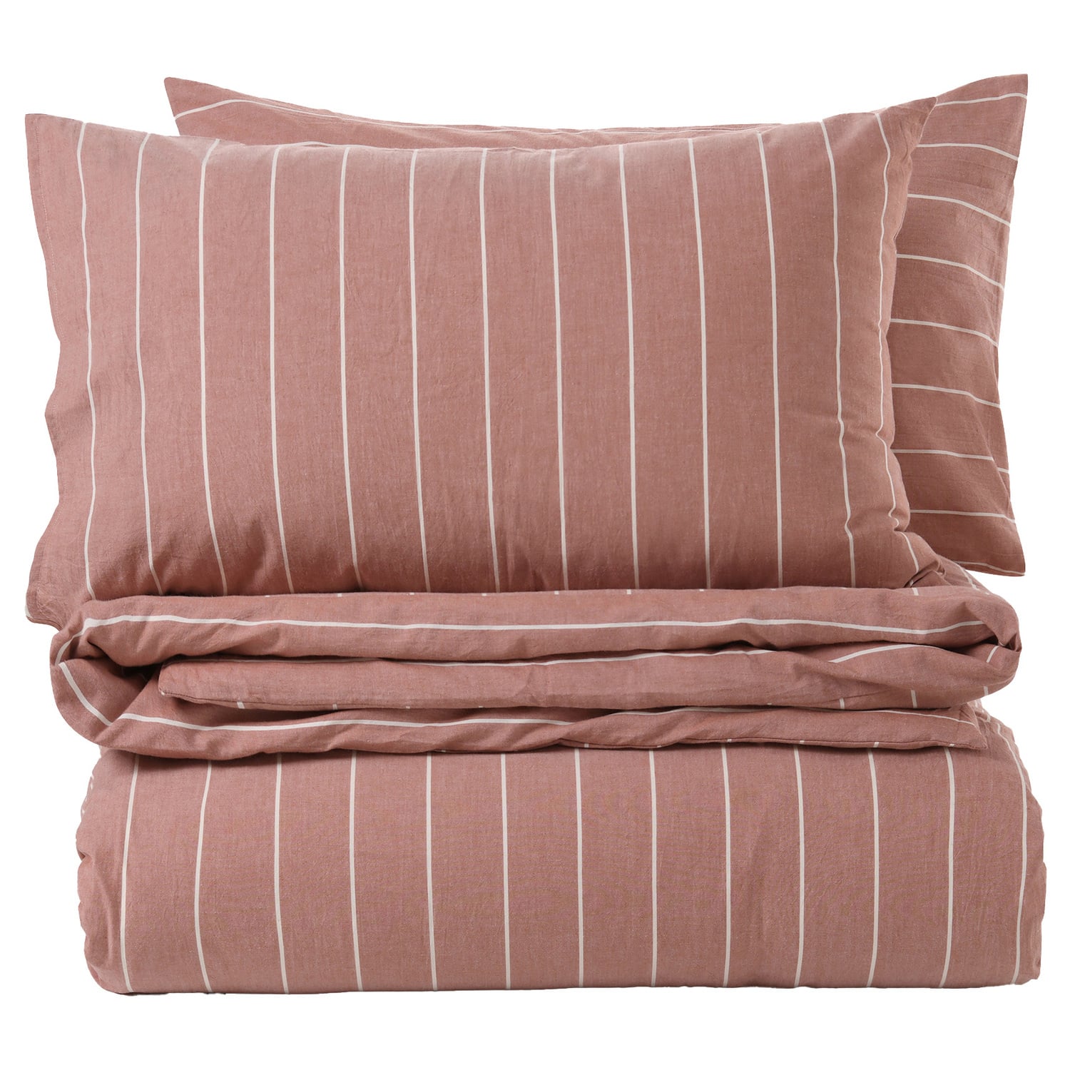 Zinnia Yarn-Dyed Washed Cotton Reversible Quilt Cover Set