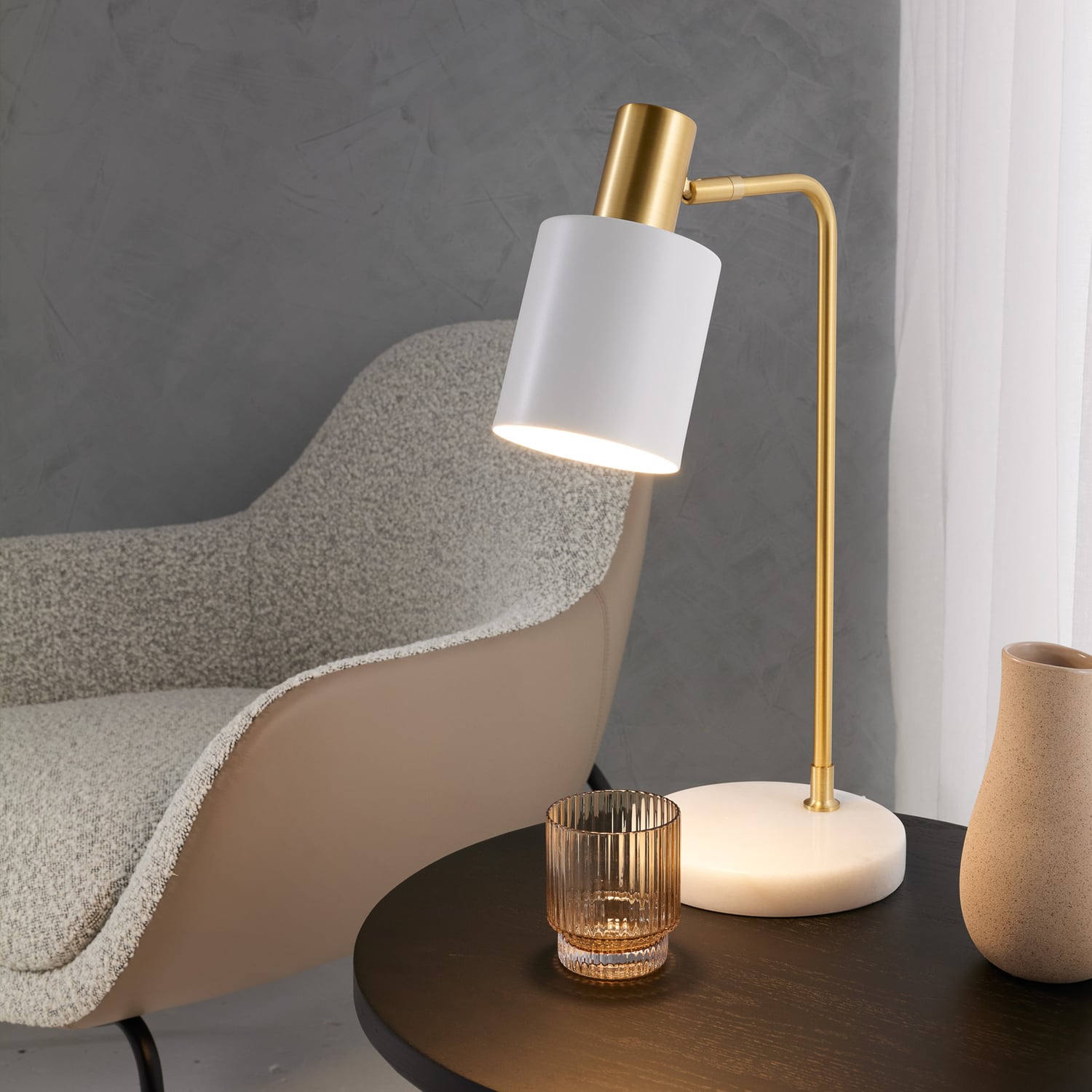 Gold Mali Metal Desk Lamp
