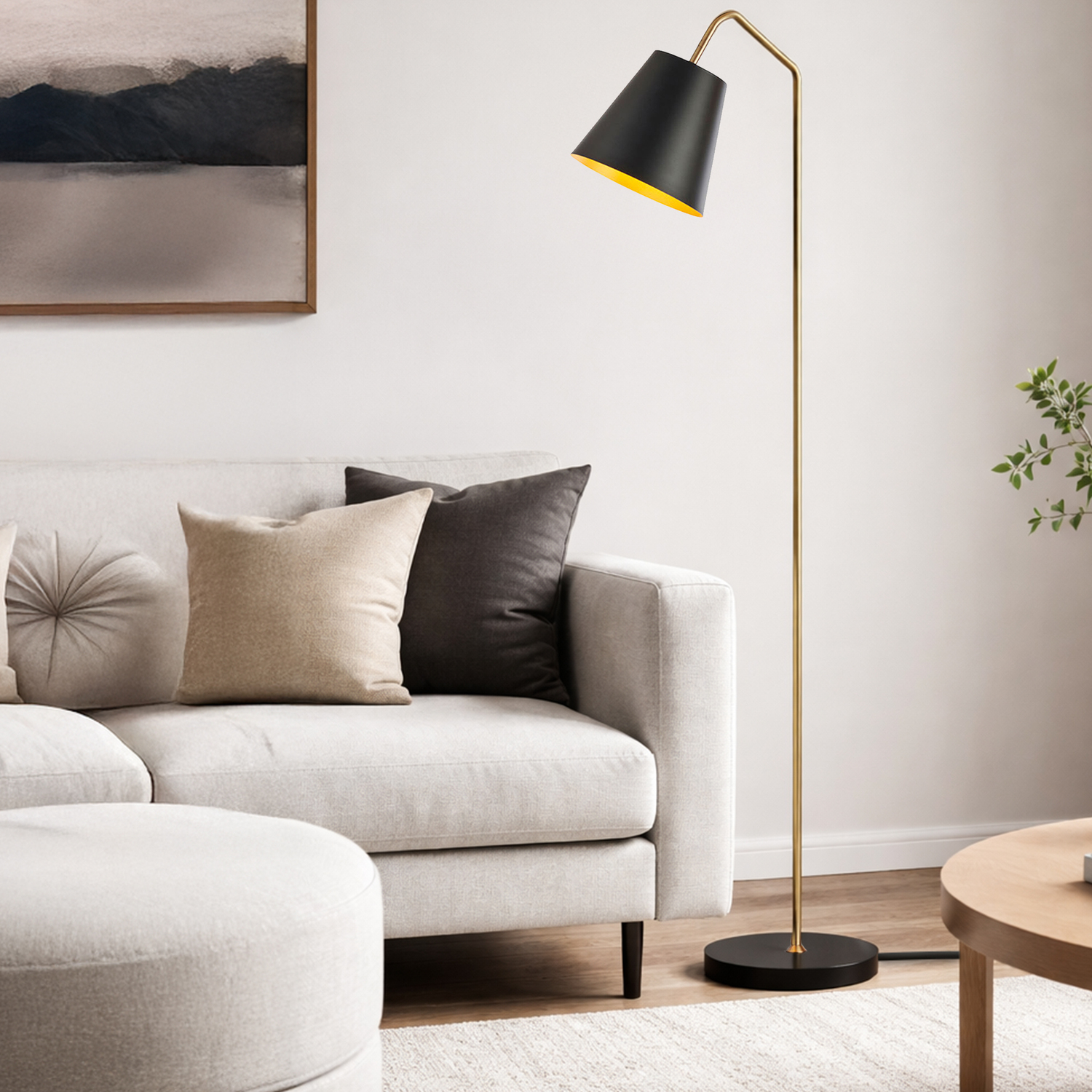 Raff Metal Floor Lamp