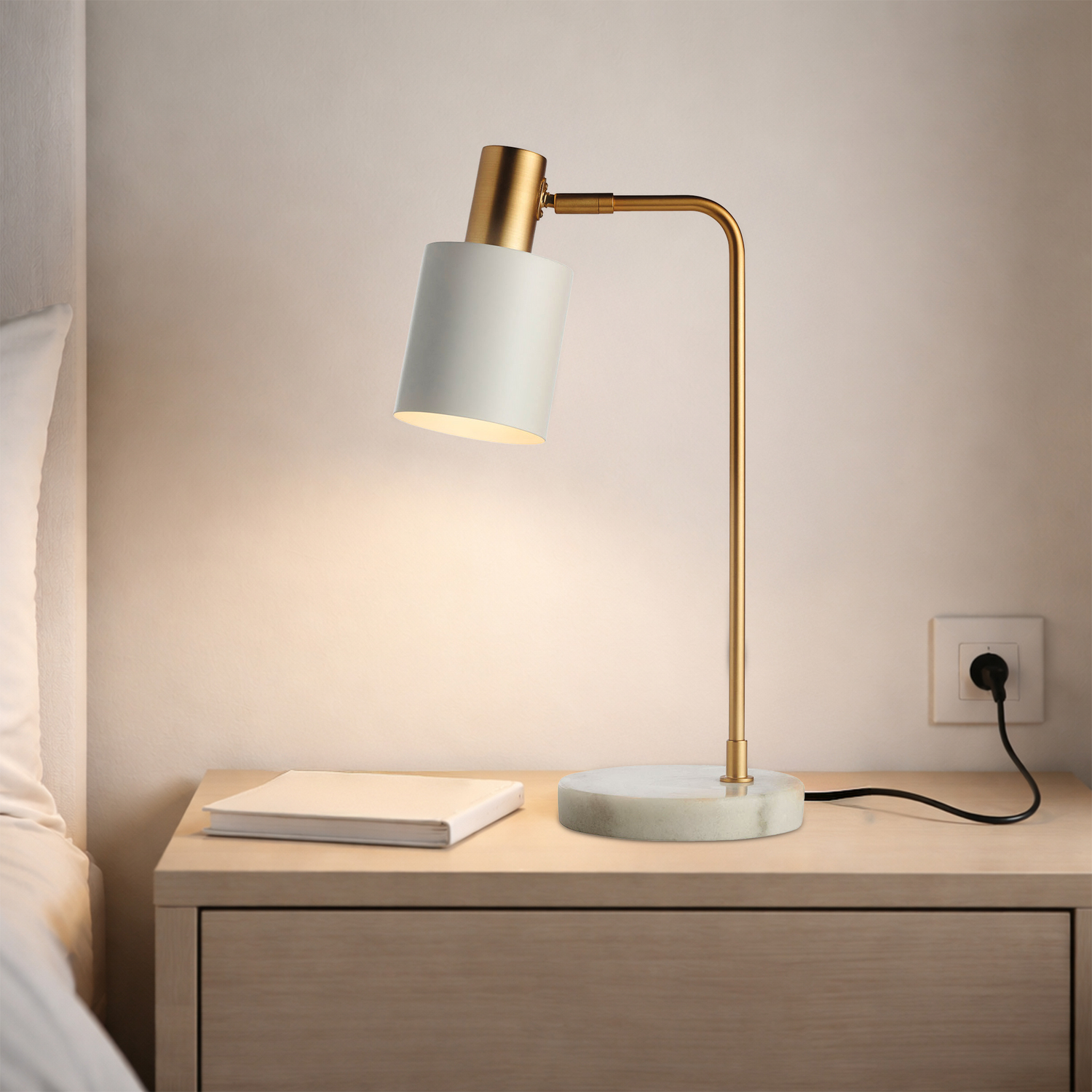 Gold Mali Metal Desk Lamp