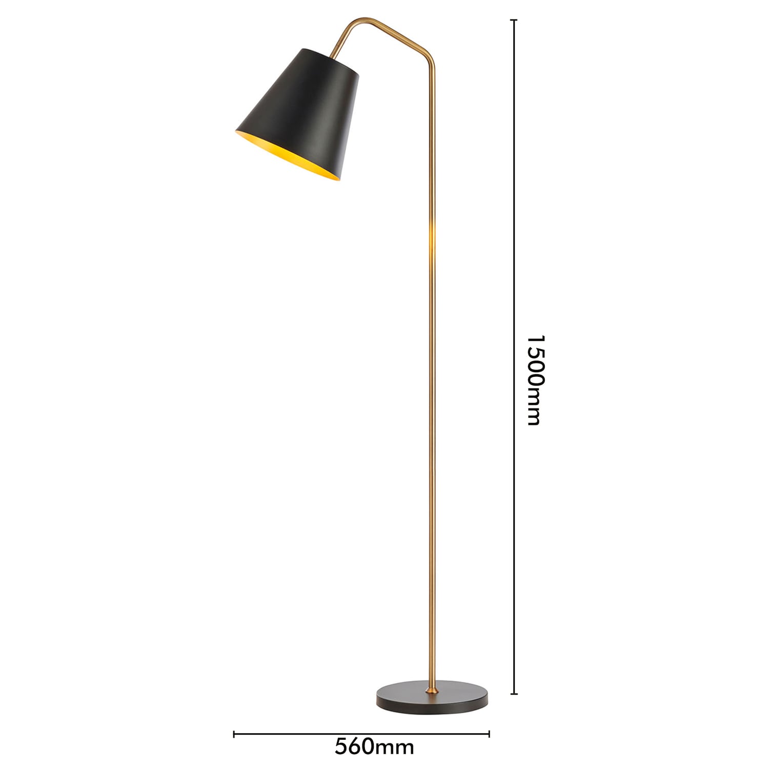 Raff Metal Floor Lamp