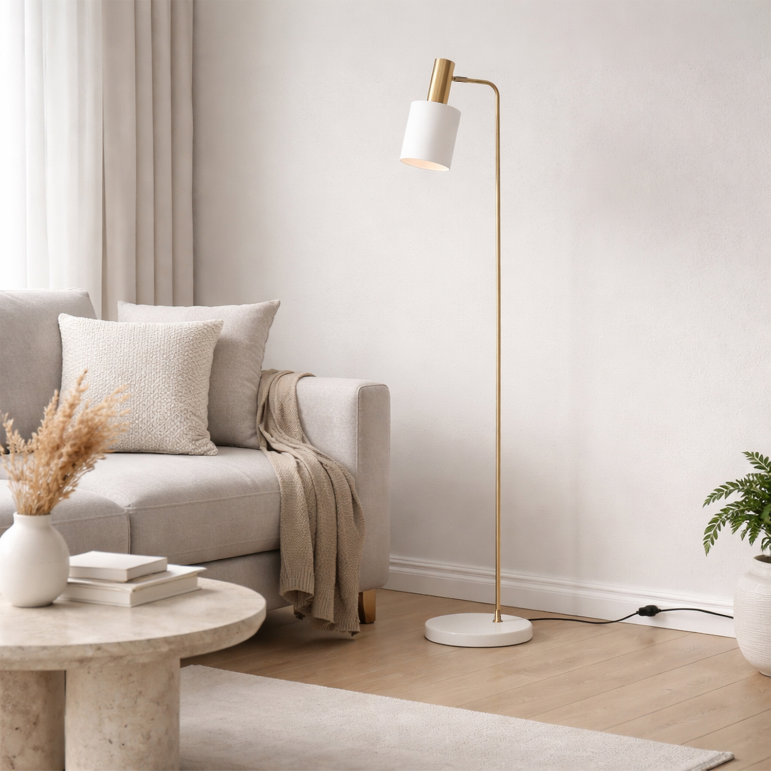 Gold Mali Metal Floor Lamp