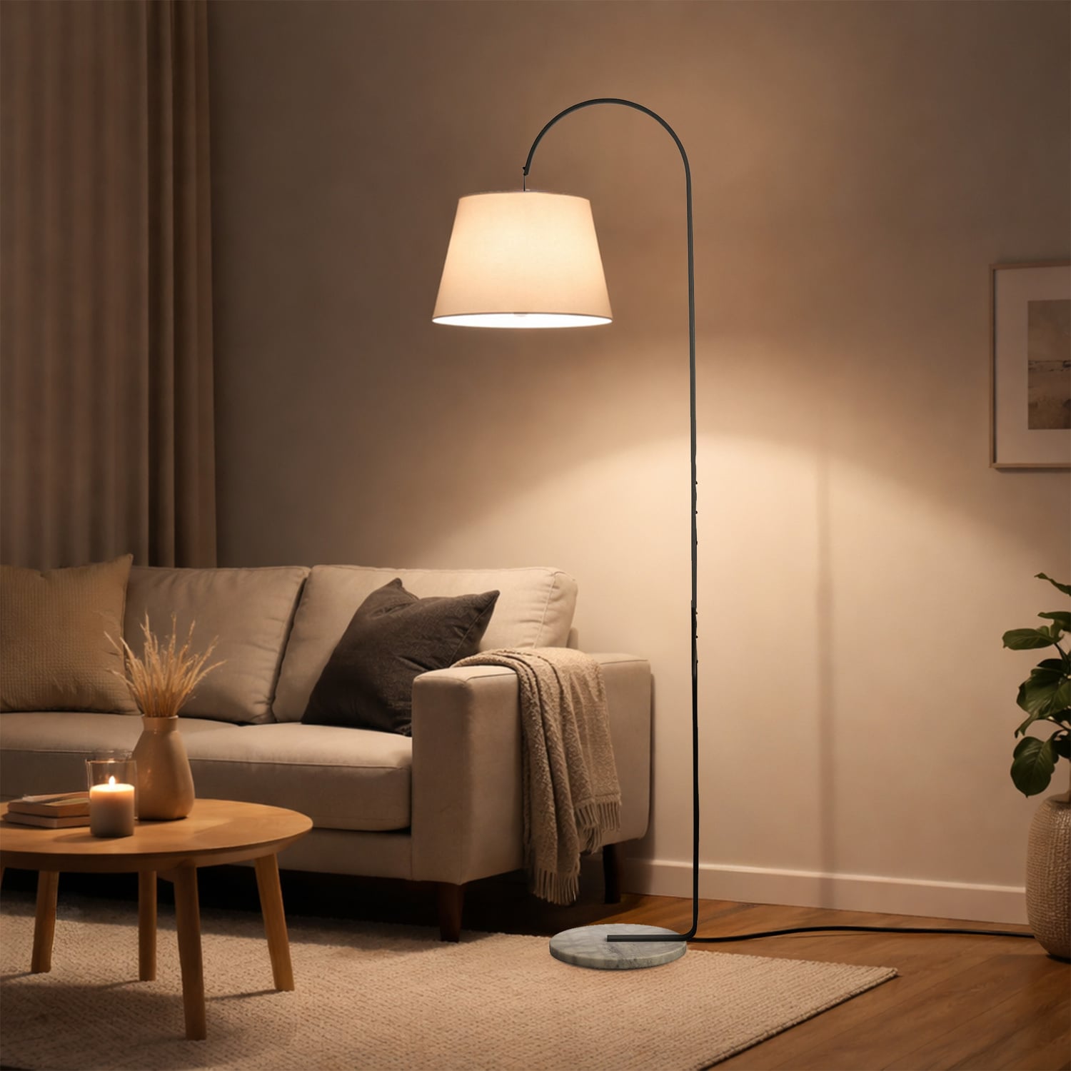 Nada Marble Floor Lamp
