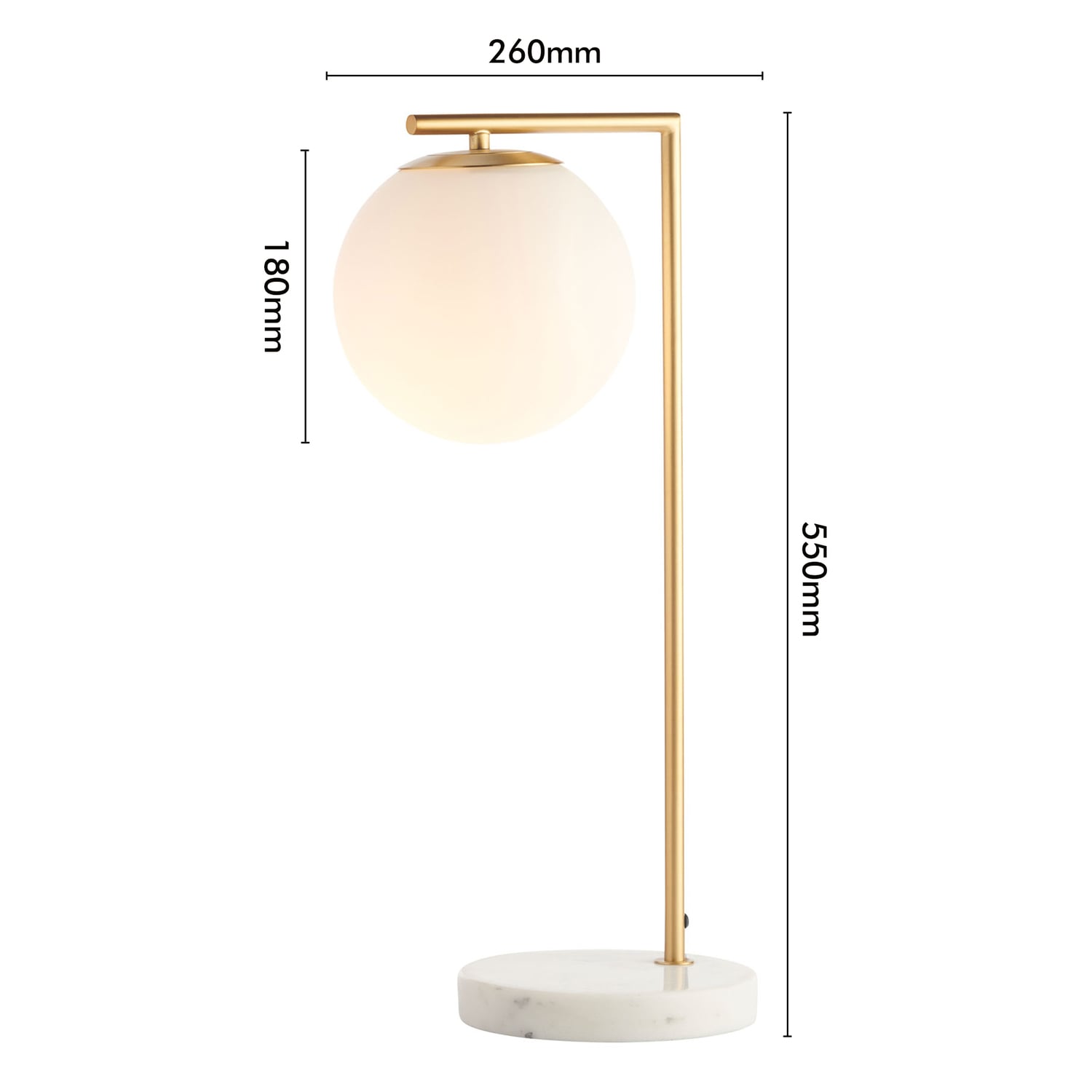 Linden Marble Table Lamp