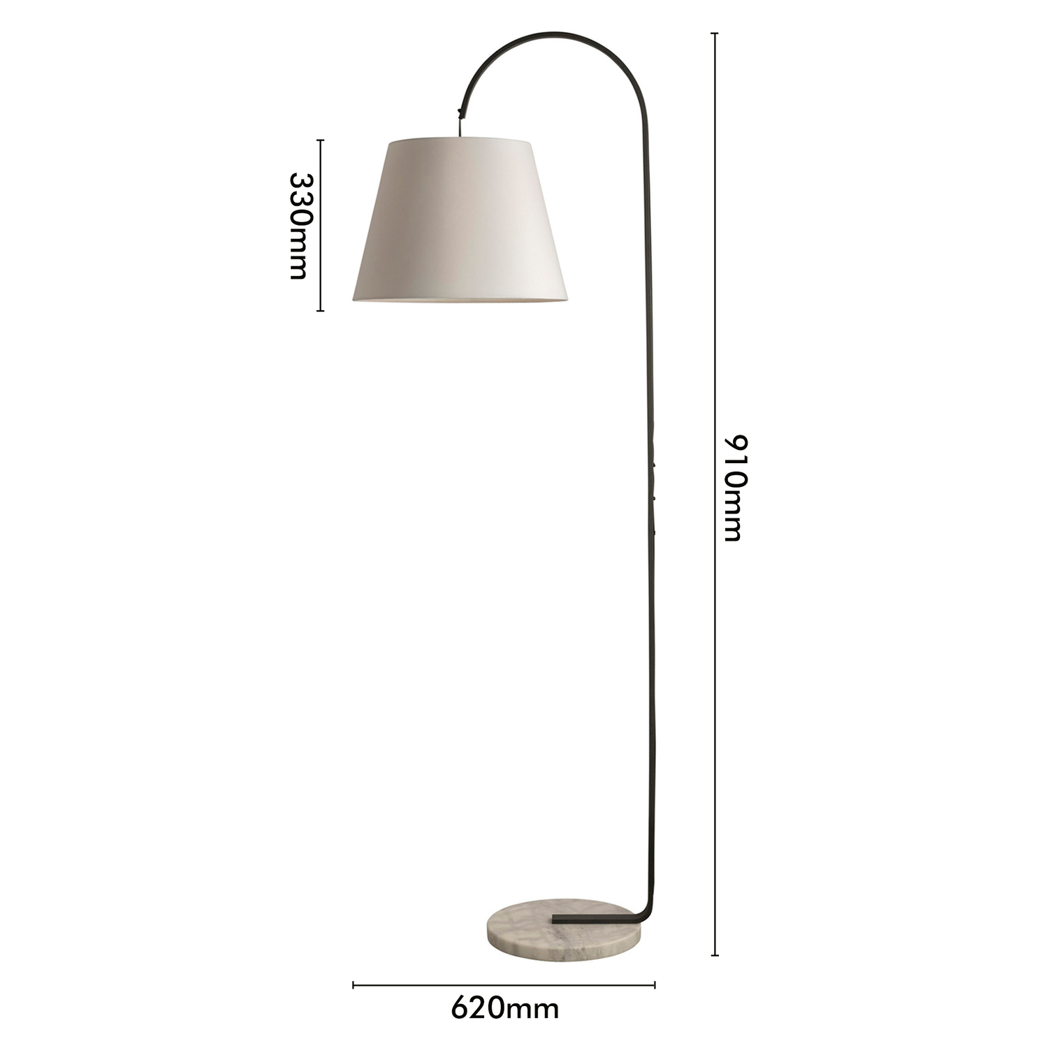 Nada Marble Floor Lamp