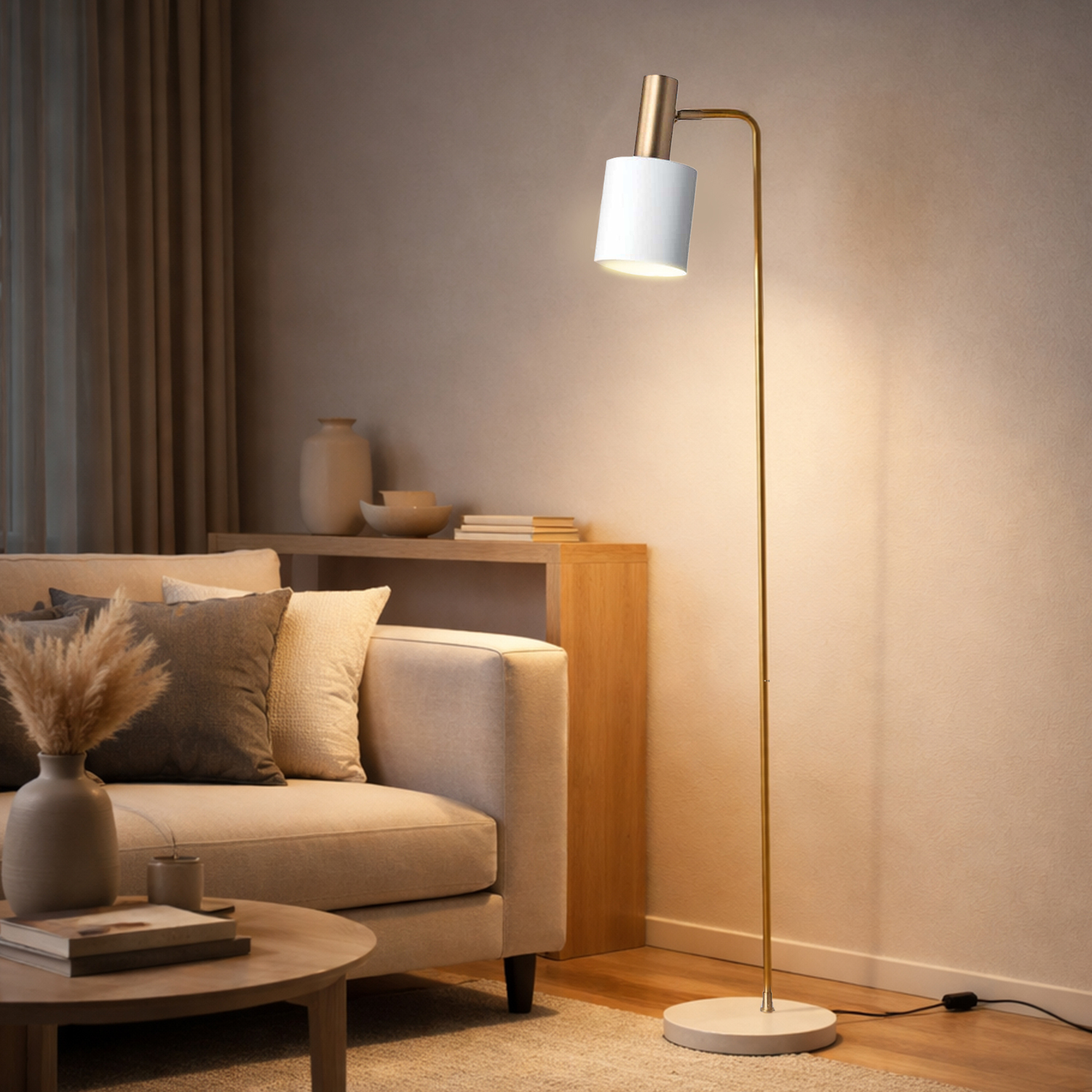 Gold Mali Metal Floor Lamp