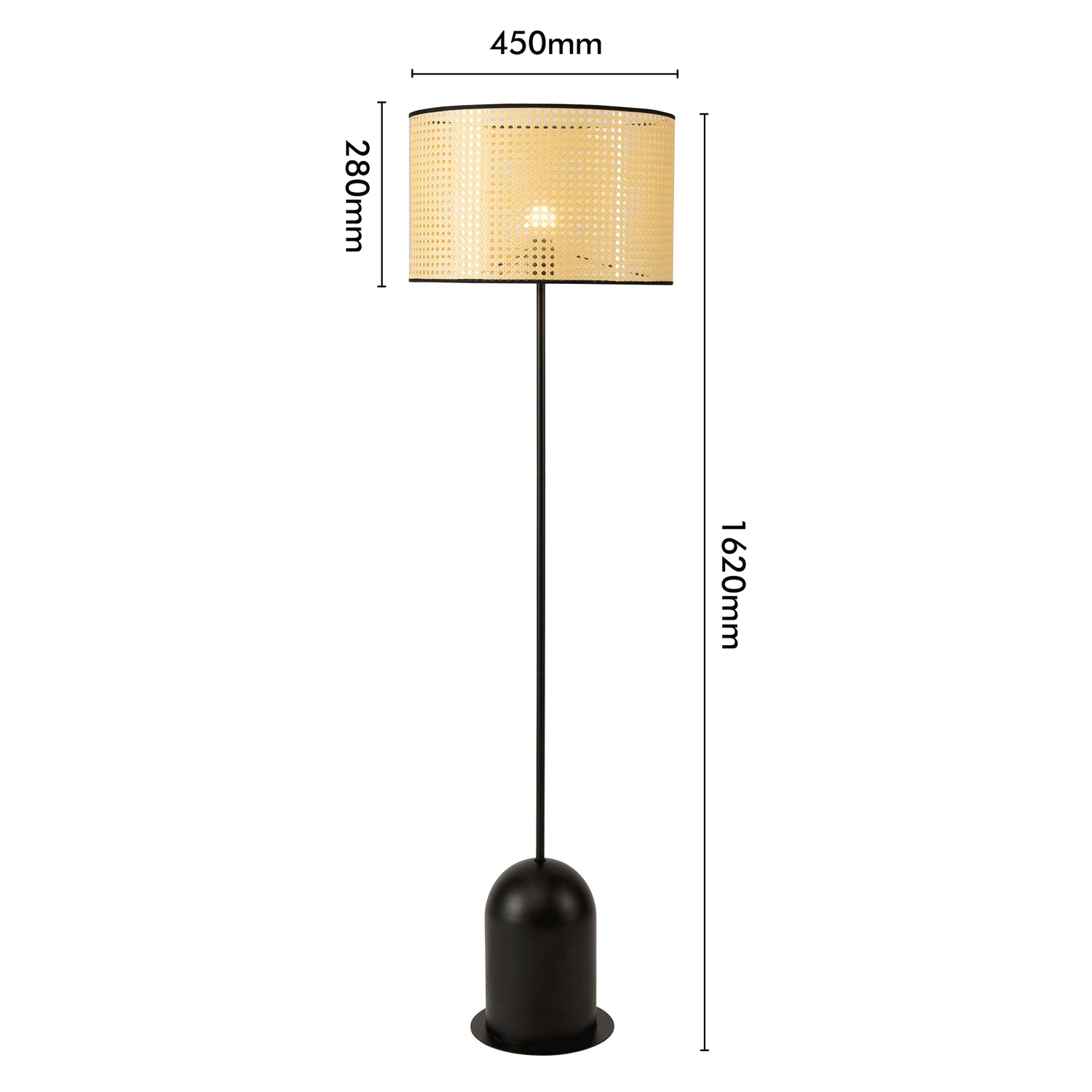 Bazak Rattan Floor Lamp