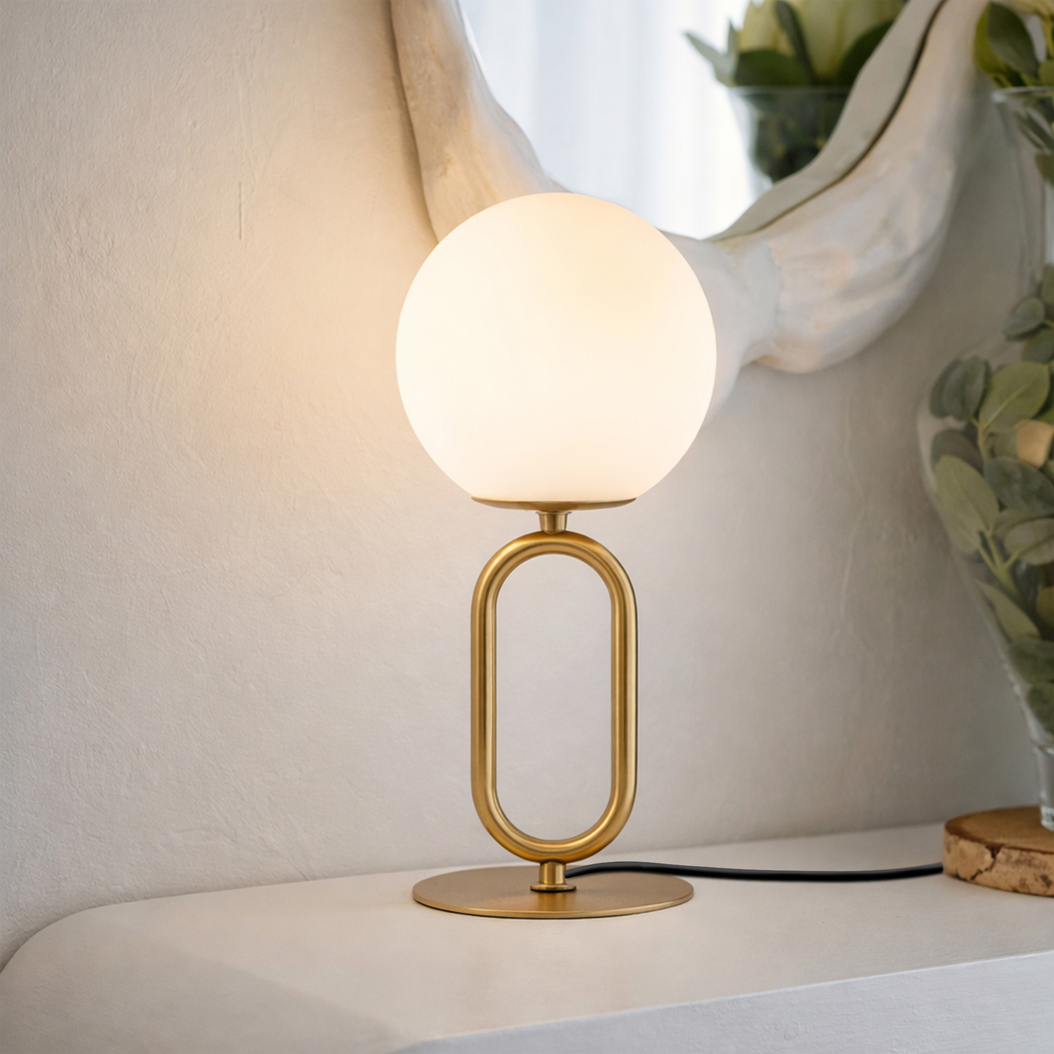 Aspen Frosted Glass Table Lamp