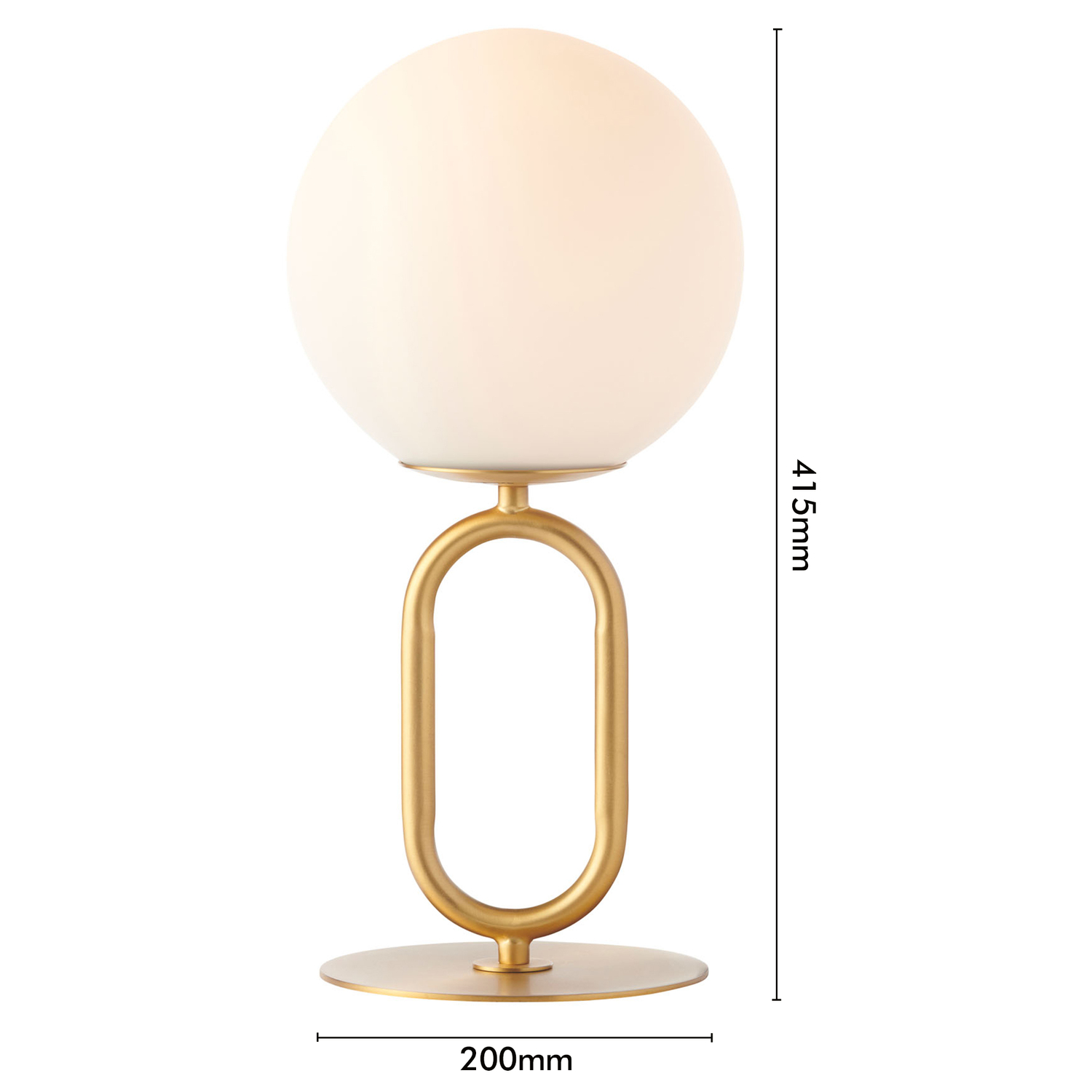 Aspen Frosted Glass Table Lamp
