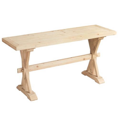 The Home Collective Fir Wood Console Table & Reviews Temple & ster