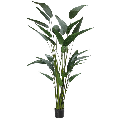 The Home Collective 213cm Potted Faux Sky Bird Plant Temple Webster