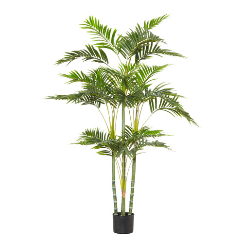 153cm Potted Faux Cane Palm Plant | Temple & Webster