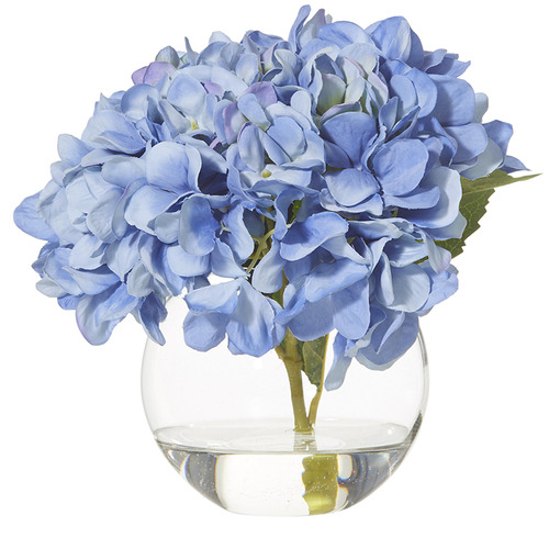 The Home Collective 23cm Potted Faux Hydrangea Plant Temple & ster
