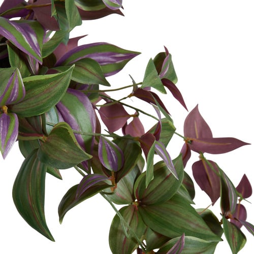 109cm Faux Wandering Jew Hanging Bush