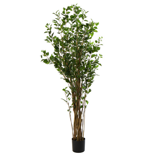 180cm Potted Faux Ficus Tree | Temple & Webster