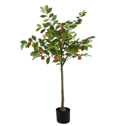 120cm Potted Faux Cumquat Tree | Temple & Webster