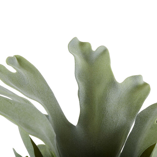 47cm Potted Faux Staghorn Fern