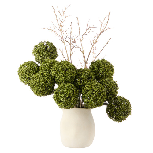 65cm Potted Faux  Allium