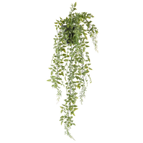 66cm Potted Faux Hanging Budding Bush