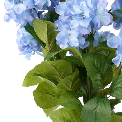 59cm Potted Faux Blue Hydrangea