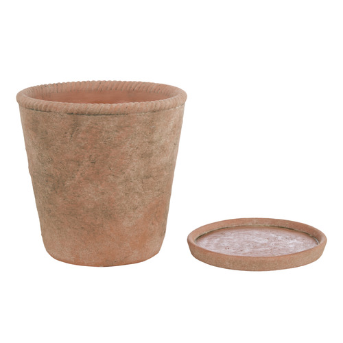 Elodie Plant Pot with Saucer