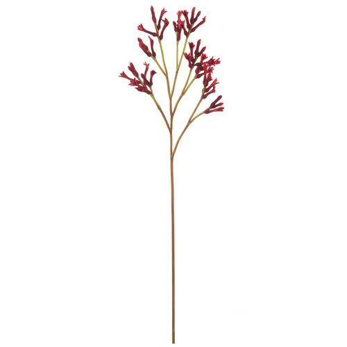 77cm Red Faux Kangaroo Paw Spray