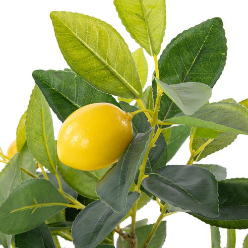 76cm Potted Faux Lemon Tree