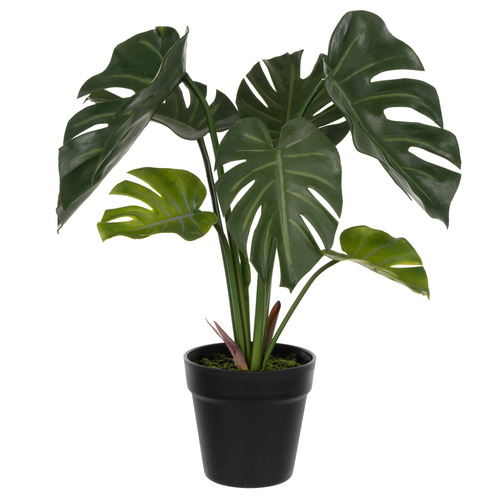 45cm Potted Faux Monstera Plant