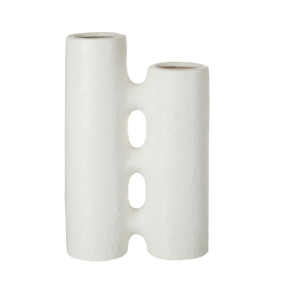 White Ruslan Ceramic Vessel