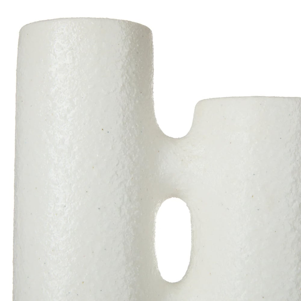 White Ruslan Ceramic Vessel