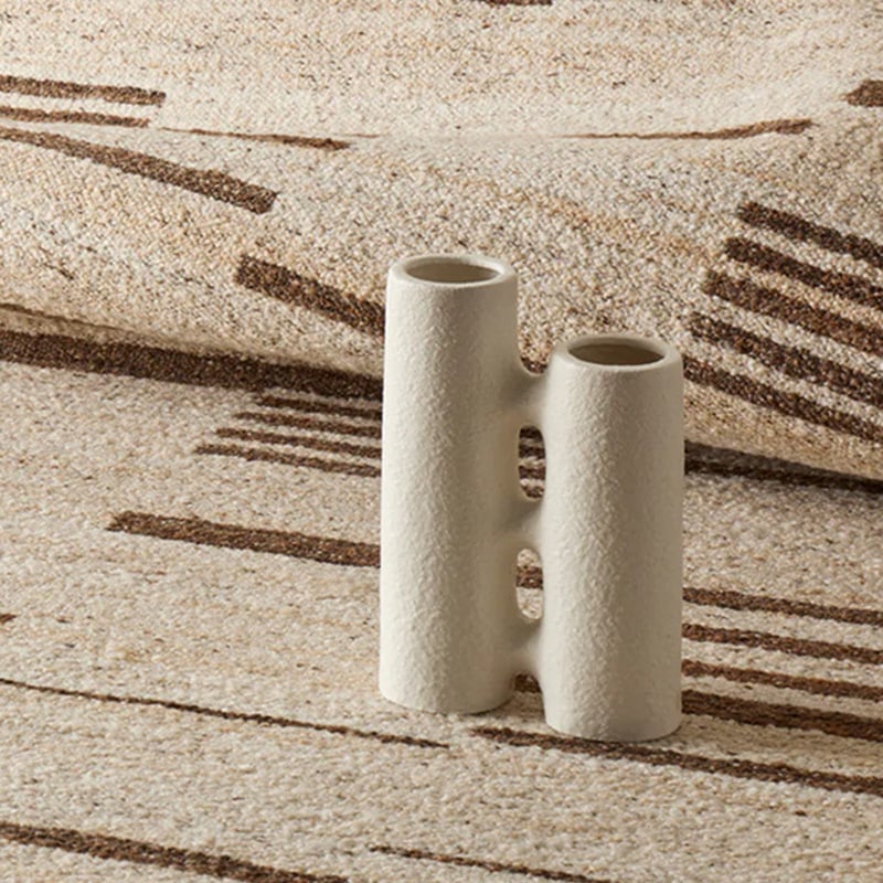 White Ruslan Ceramic Vessel