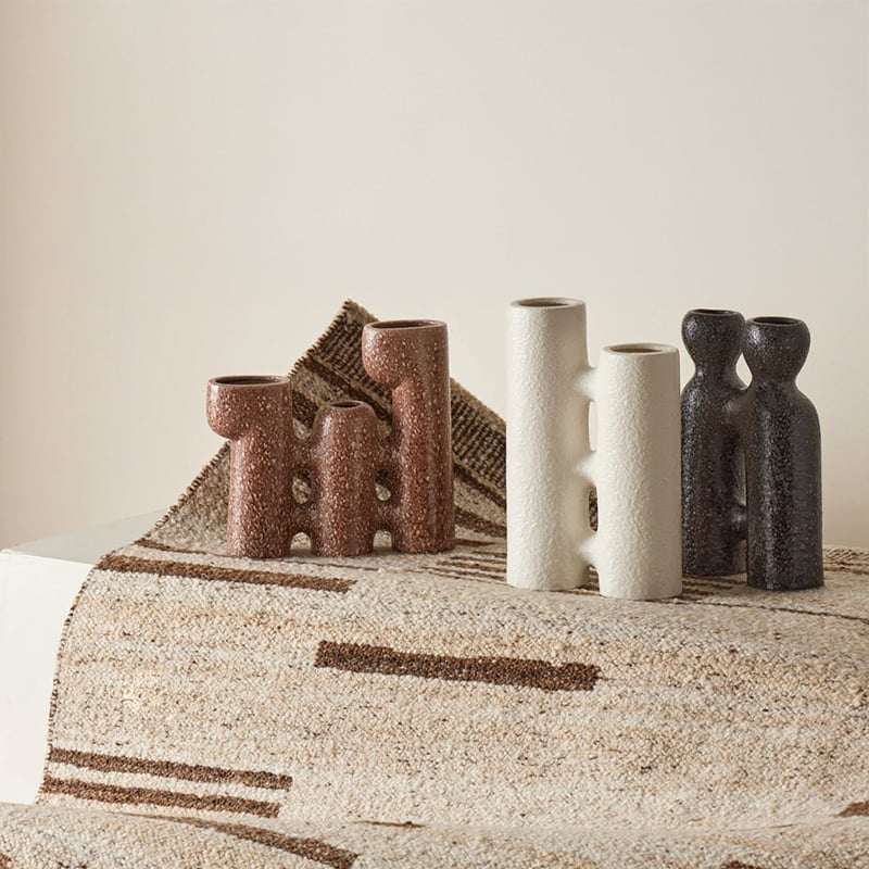 White Ruslan Ceramic Vessel