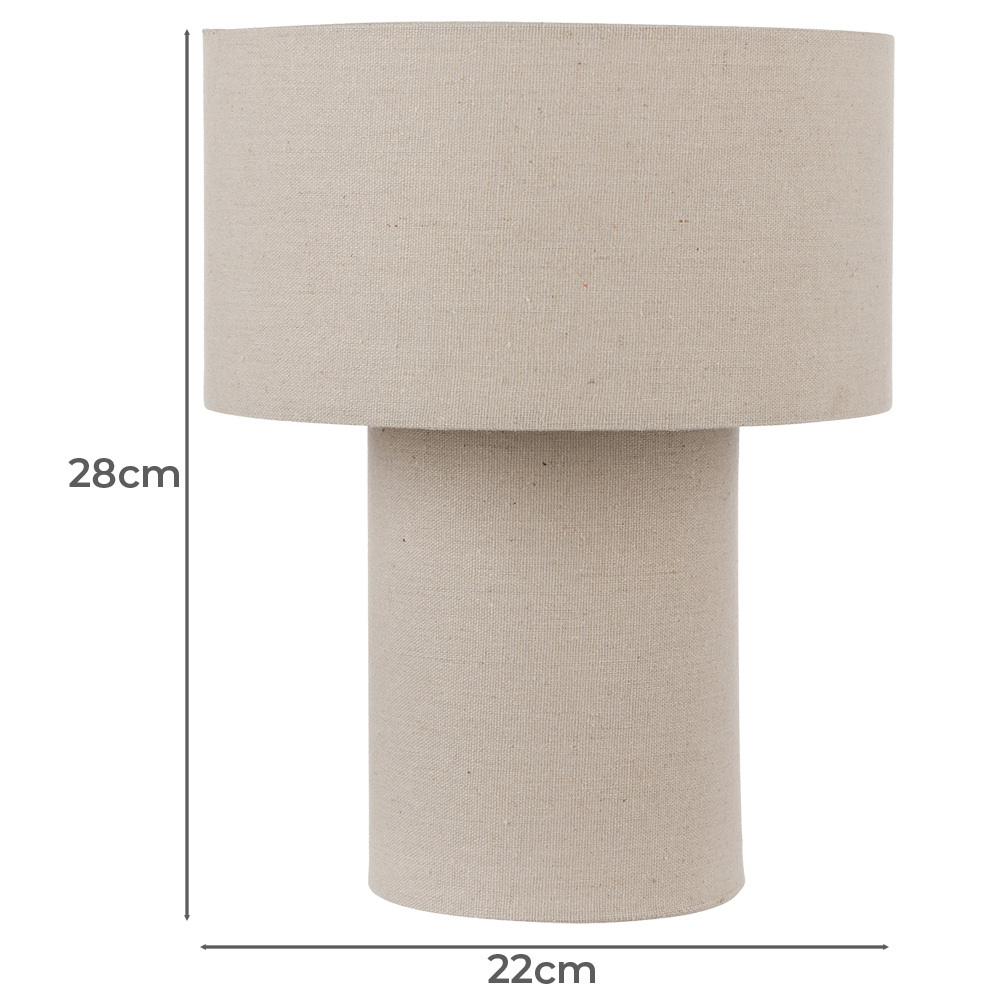 Giles Linen Table Lamp