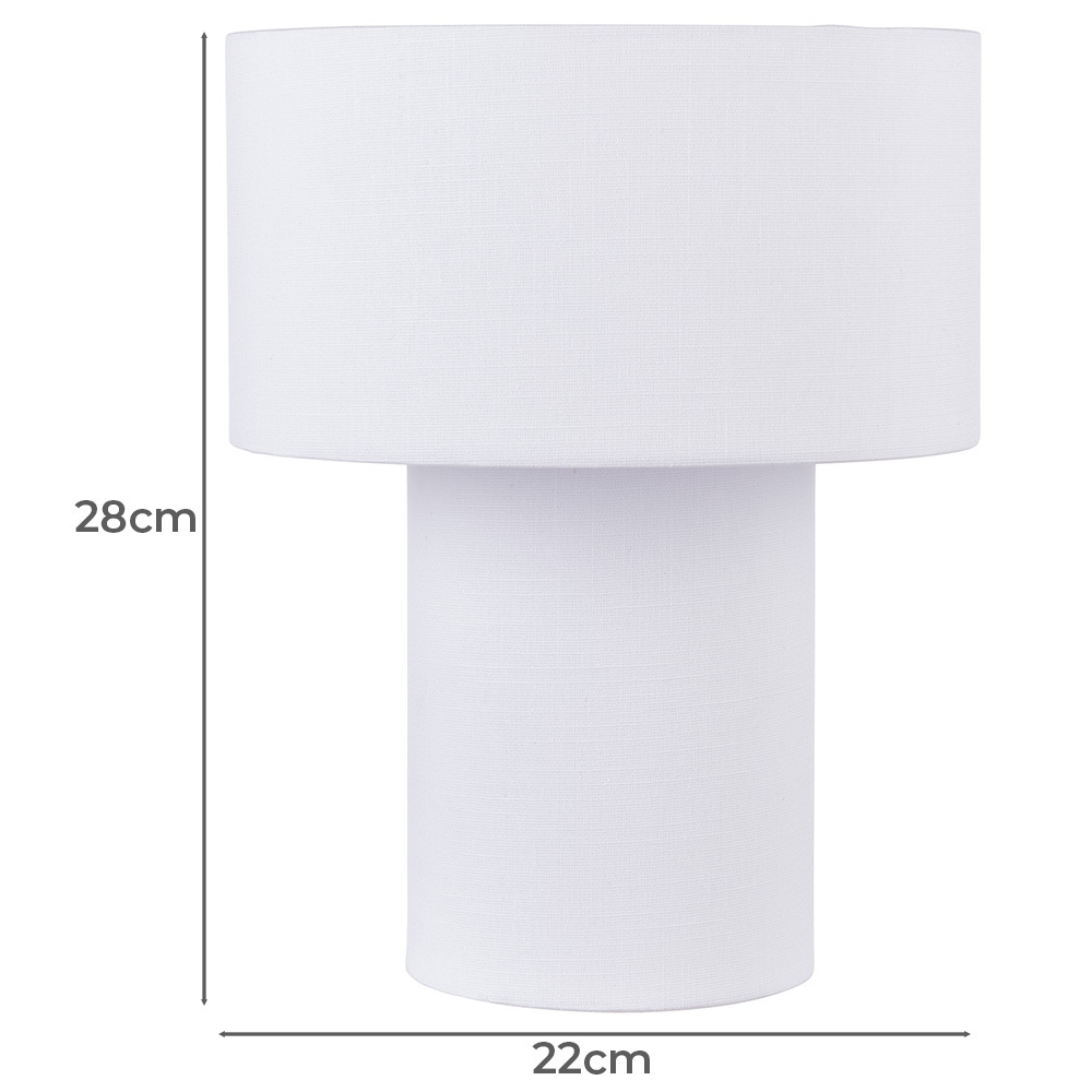 Giles Linen Table Lamp