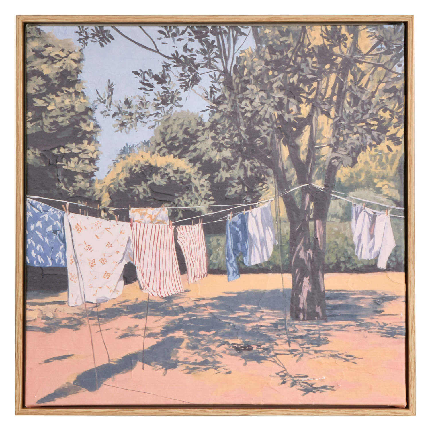 Garden Rhythm Framed Canvas Wall Art