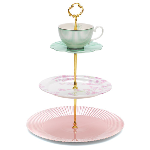 Salt Pepper Salt Pepper Eclectic 3 Tier Cake Stand Reviews Temple Webster