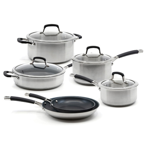 Salt & Pepper 6 Piece Aust-Enite Cookware Set | Temple & Webster