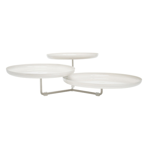 Salt & Pepper Amana 3 Tier Iron Fruit Stand Temple & ster