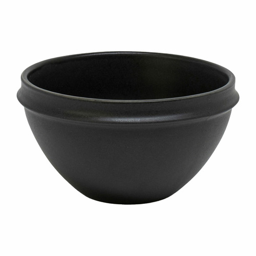 Black Plisset 12cm Rice Bowls Temple & ster