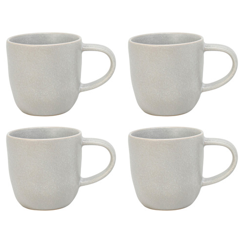 Grey Amari 350ml Stoneware Mugs Temple & ster