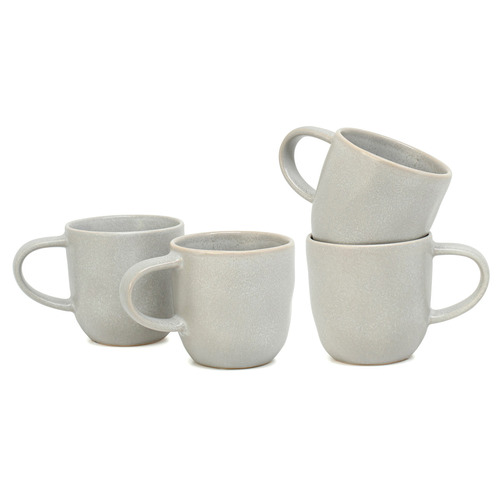 Grey Amari 350ml Stoneware Mugs Temple & ster