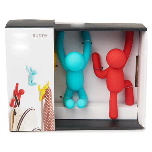 Umbra 3 Piece Buddy Wall Hook Set Temple & ster