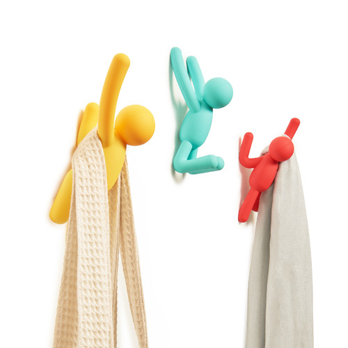 Umbra 3 Piece Buddy Wall Hook Set Temple & ster