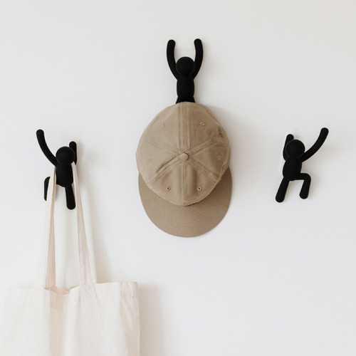 Umbra 3 Piece Buddy Wall Hook Set Temple & ster