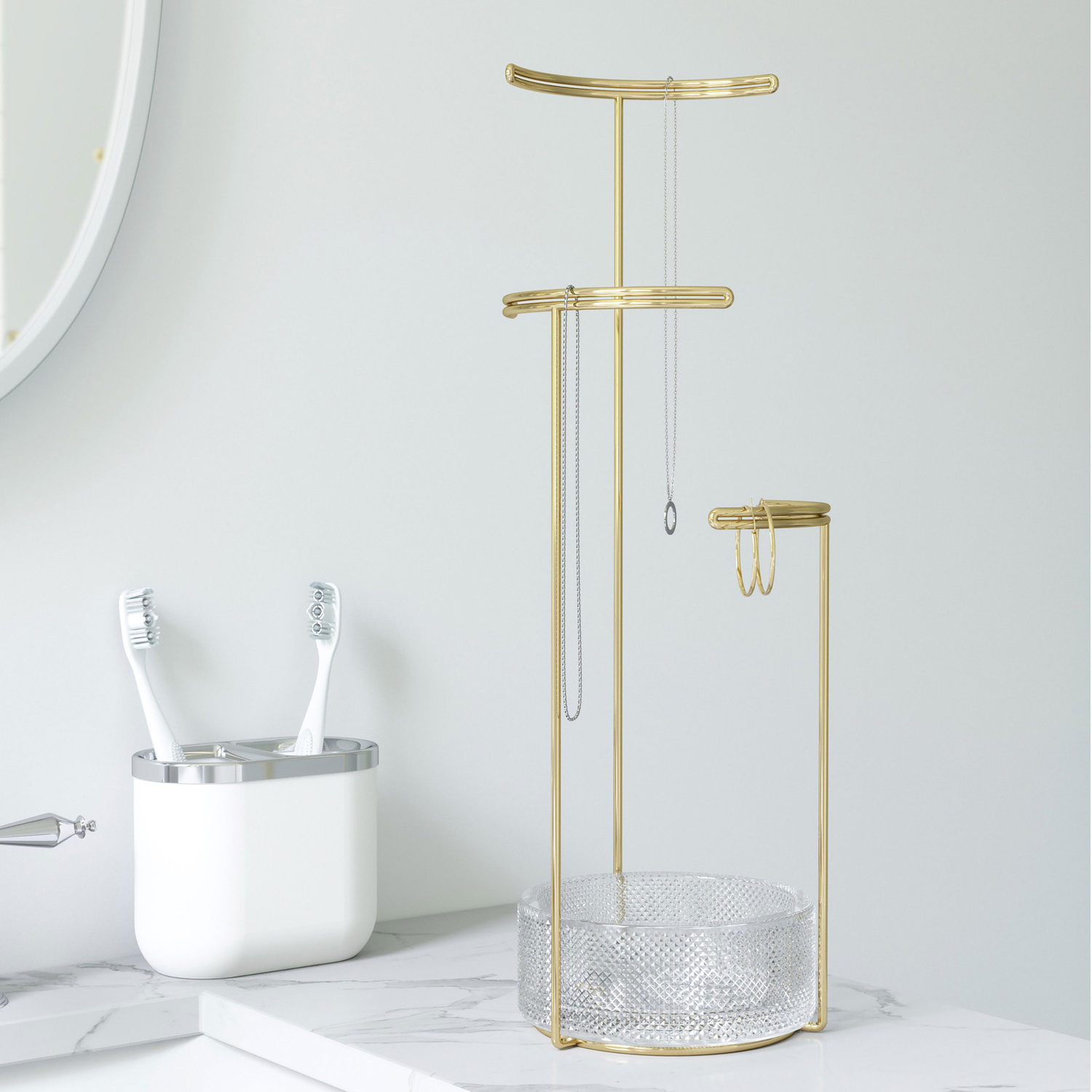 Tesora 3 Tier Jewellery Stand