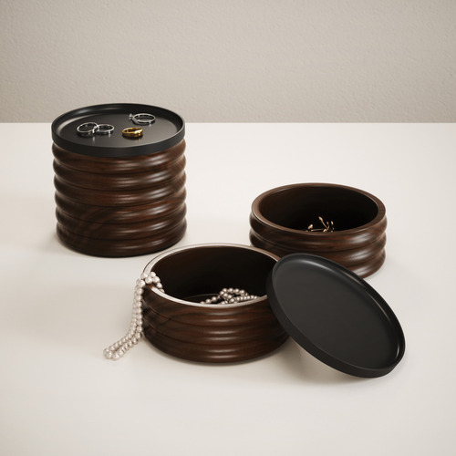 Tesora Rubberwood Storage Box