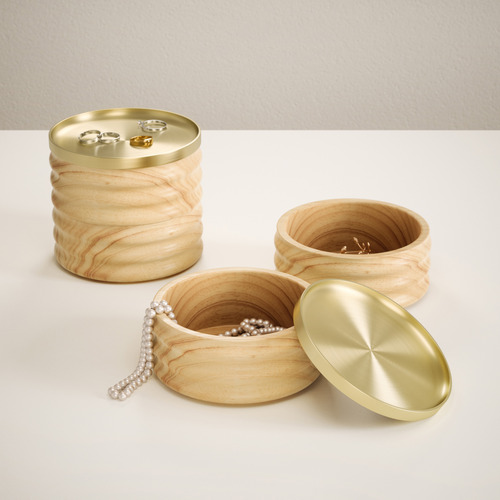 Tesora Rubberwood Storage Box