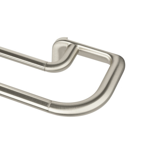 Twilight 213cm Steel Double Curtain Rod Set