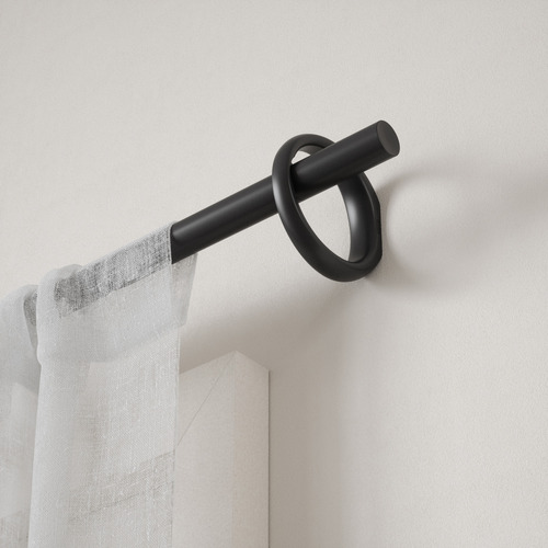 Ringlet Steel Curtain Rod Set