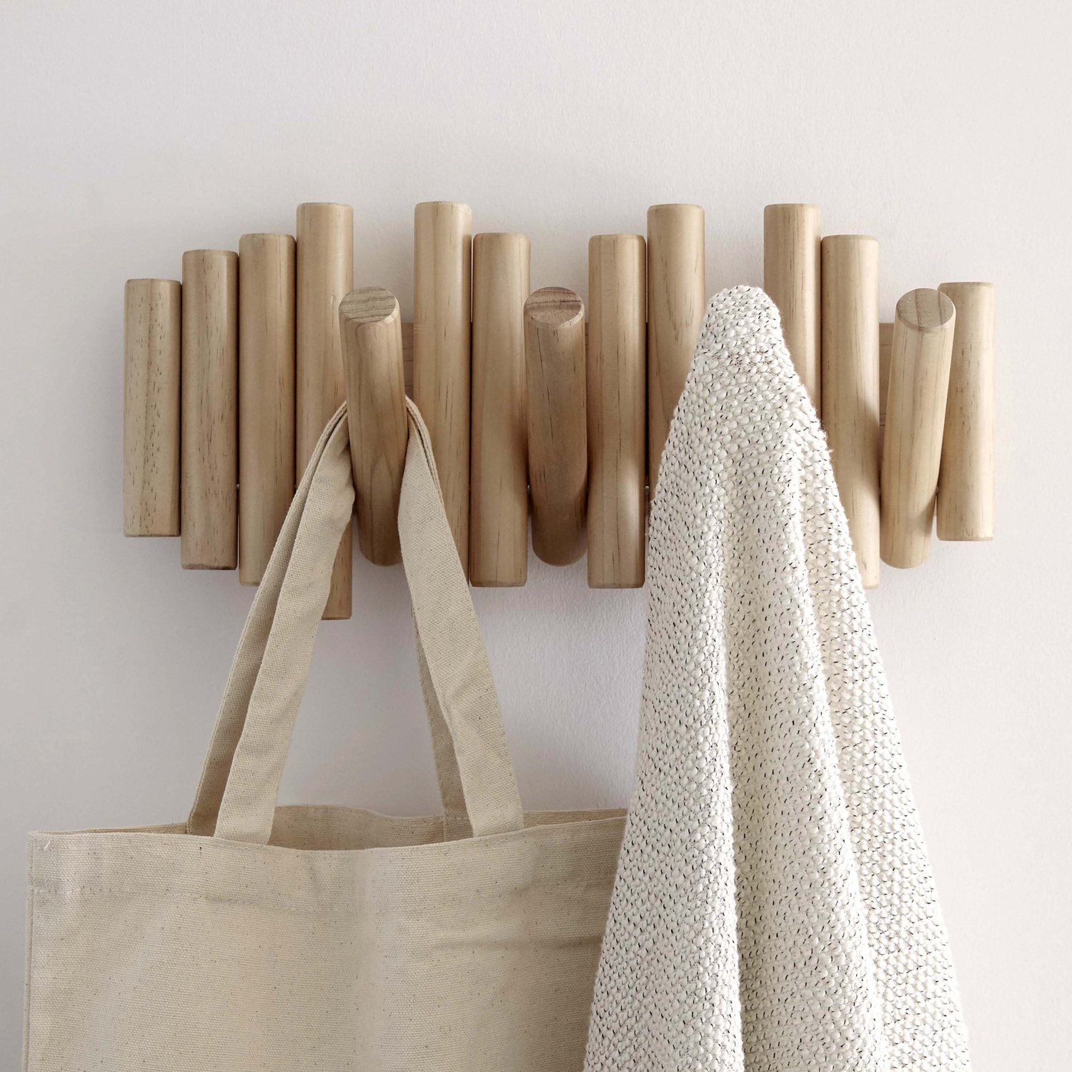 Benedicta Pine Wood Wall Hook